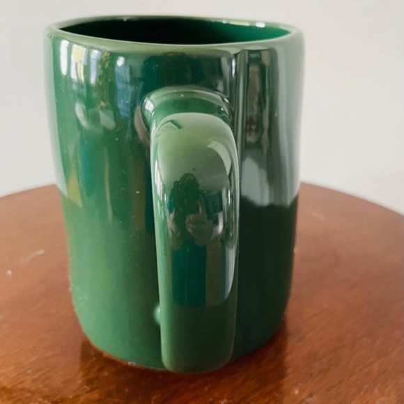 Green Rae Dunn “HO HO HO” mug, Rae Dunn Christmas Mug, Holiday Coffee mug - Picture 3 of 6